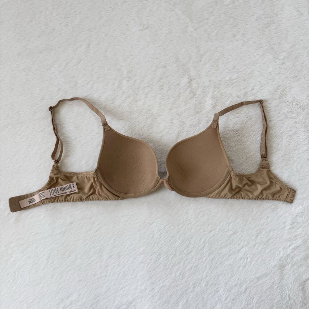 Victoria's Secret The T-Shirt Perfect Shape Smooth Push-Up Bra Size 30B Praline - Picture 3 of 8